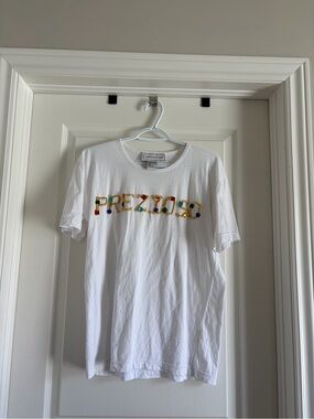 100% Cotton “Prezioso” Adrienne Vittadini White Tee